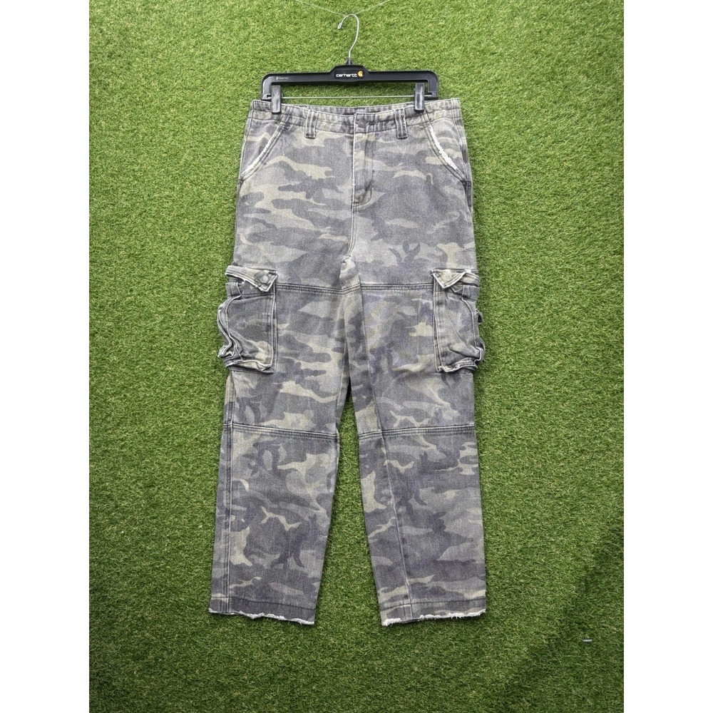 Jaded London Camo Cargo Pants Womens 32 Military Skater Grunge Casual y2k
